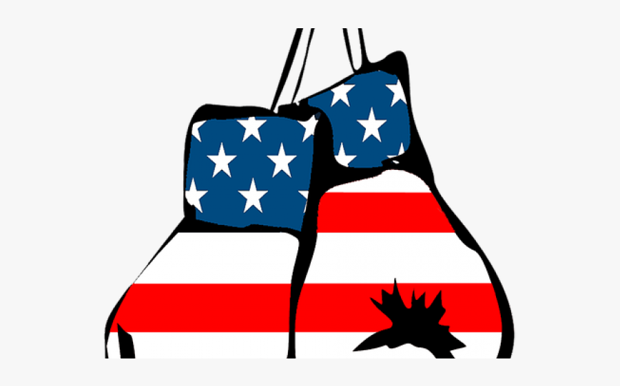 Boxing Gloves With Flag, Transparent Clipart
