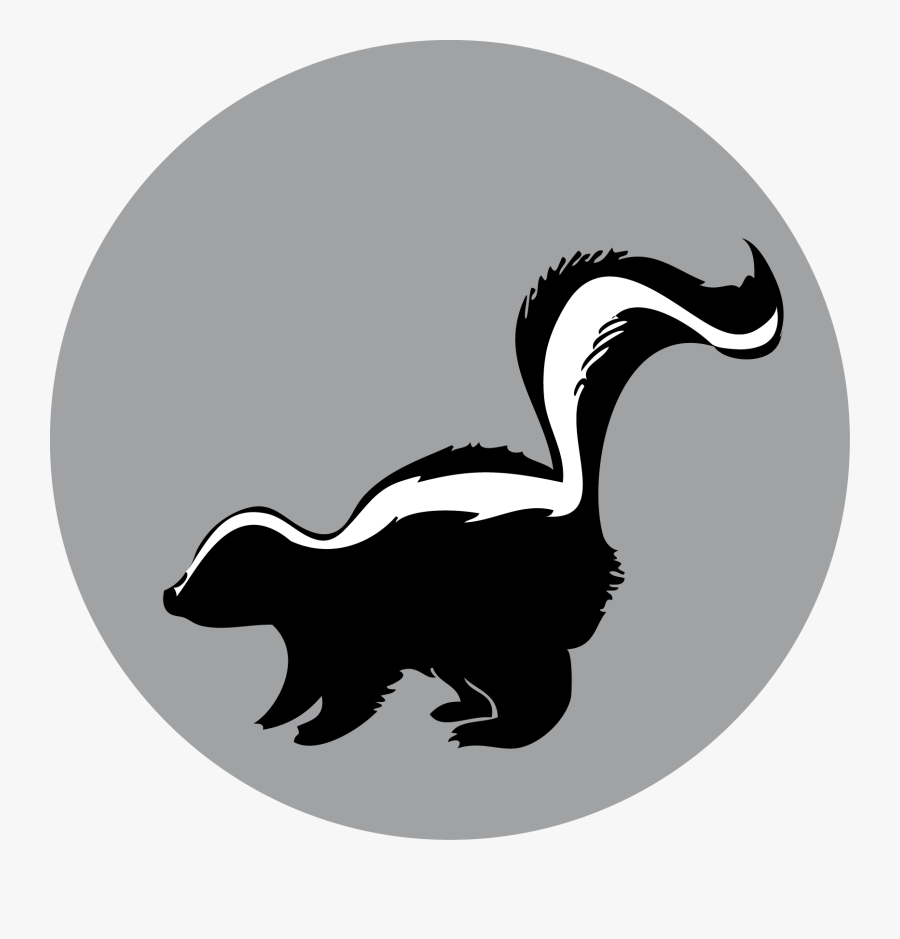 Raccoon American Mink Duck - Skunk Silhouette Clip Art, Transparent Clipart