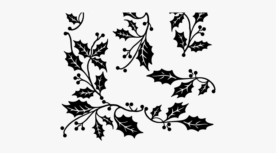Drawn Branch Leaf Border Png, Transparent Clipart