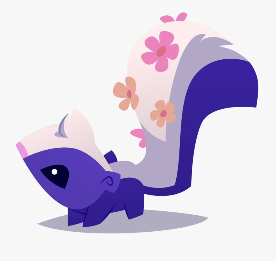Skunk, Transparent Clipart