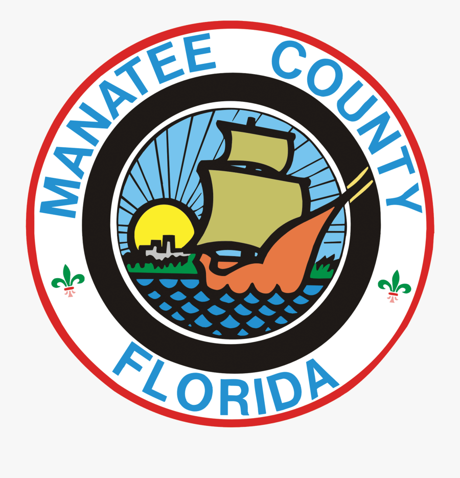 Manatee County Seal, Transparent Clipart