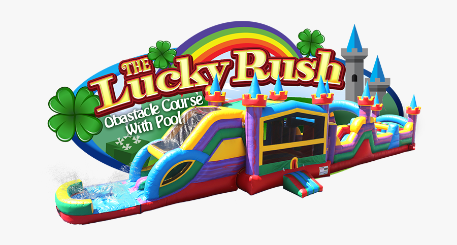 Lucky Rush Obstacle Course With Pool - Lucky Rush Obstacle Course, Transparent Clipart