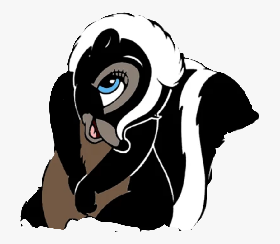 #skunk - Bambi Flower, Transparent Clipart