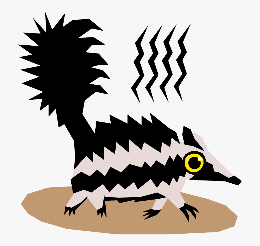 Skunk - Chemical Change Change In Odor, Transparent Clipart