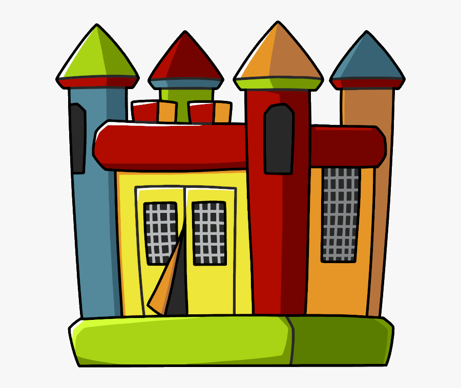 Bouncy House Scribblenauts Castle , Free Transparent Clipart ClipartKey