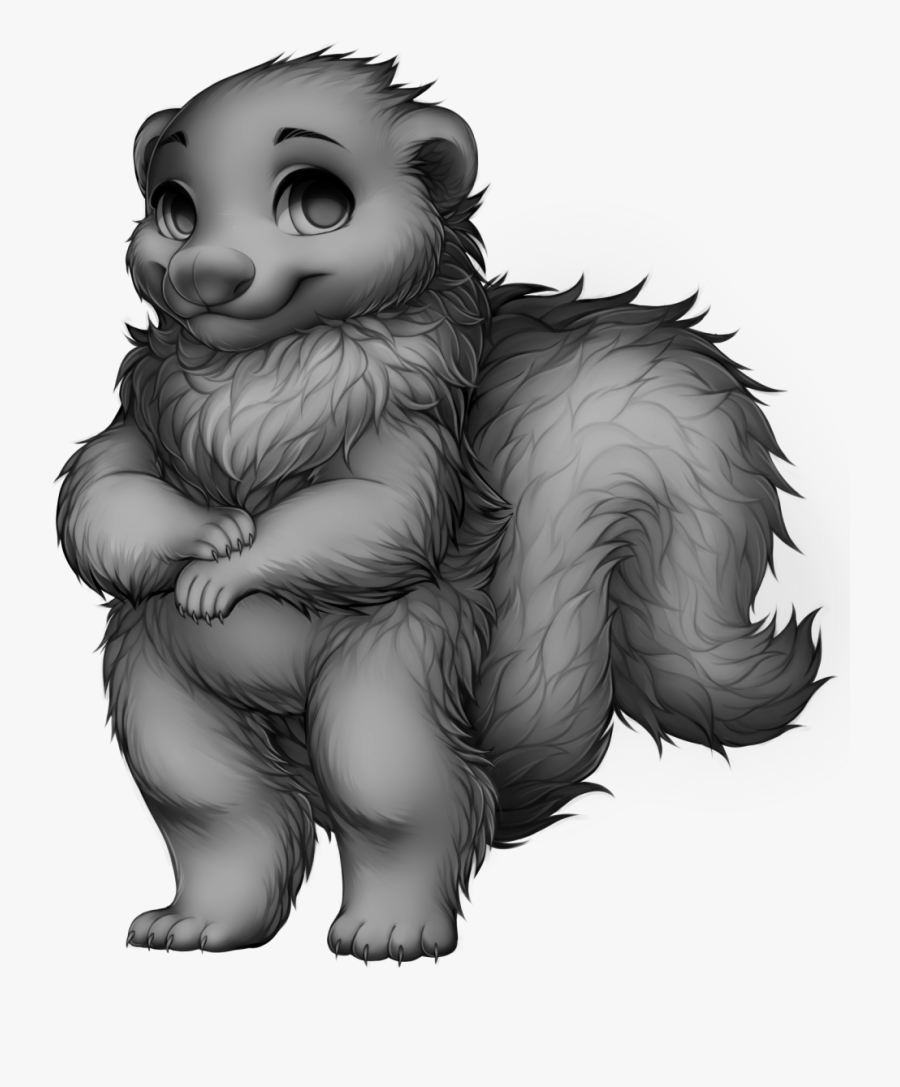 Furvilla Skunk Base , Free Transparent Clipart - ClipartKey