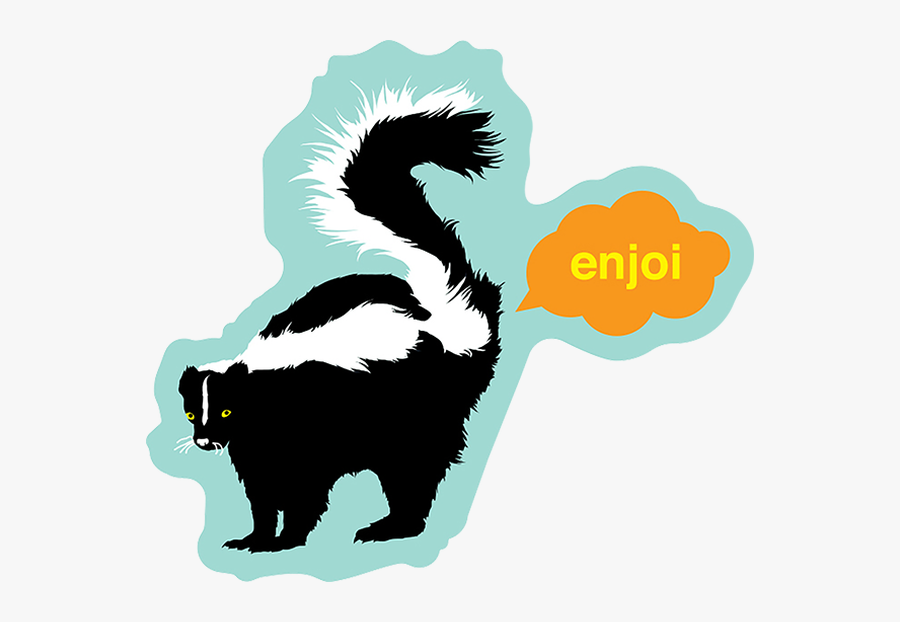Skunk Fart, Transparent Clipart