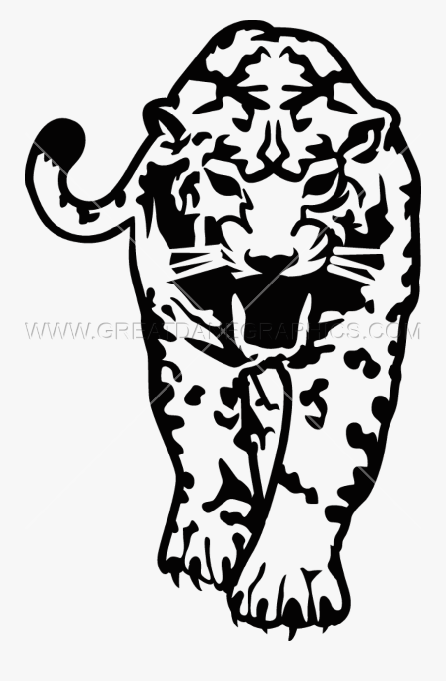 Jaguar Drawing Walking For Free Download - Jaguar Face Line Drawing Transparent, Transparent Clipart