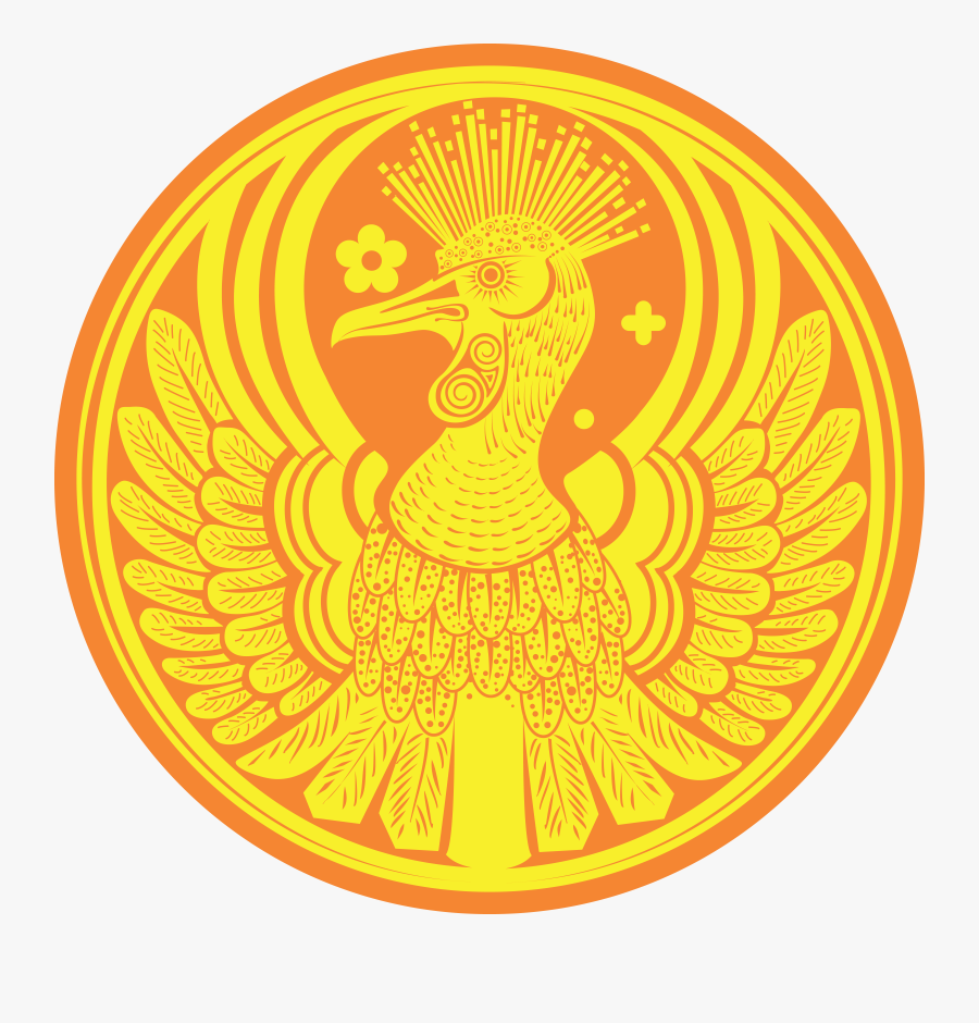 Free Clipart Of A Phoenix Bird - Chinese Coin And Dragon Vector, Transparent Clipart