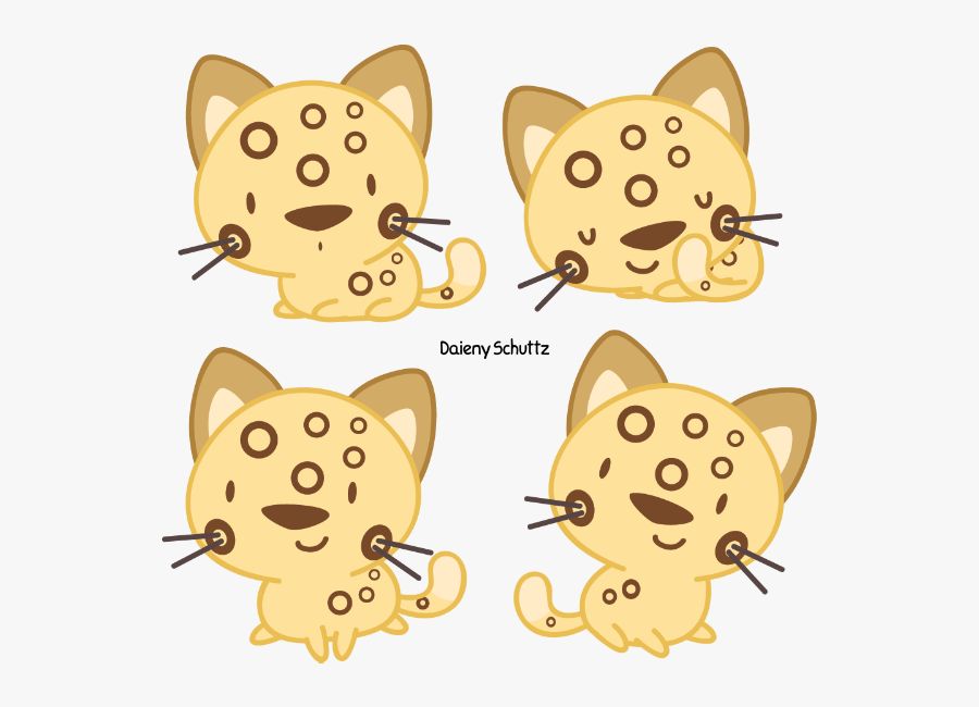 Chibi Jaguar By Daieny Pluspn - Imagen De Un Jaguar Kawaii, Transparent Clipart
