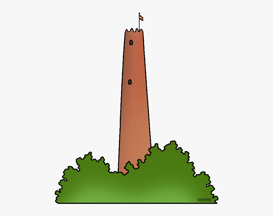 Famous Landmarks Of Maryland - Illustration, Transparent Clipart