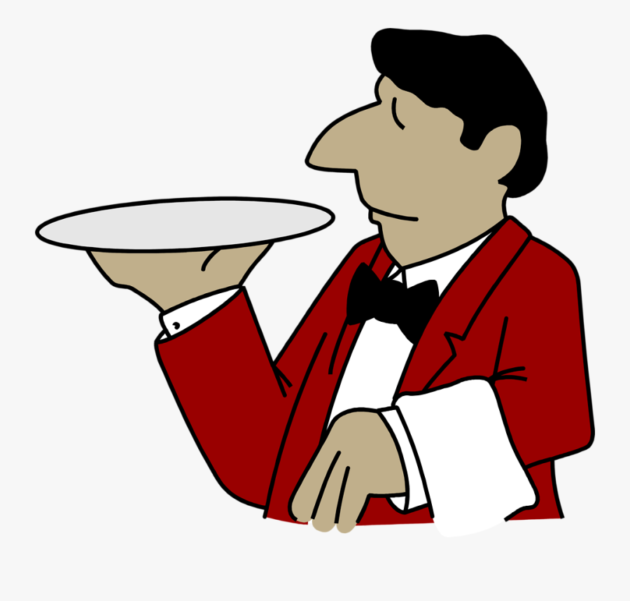 Waiter Clipart Png, Transparent Clipart