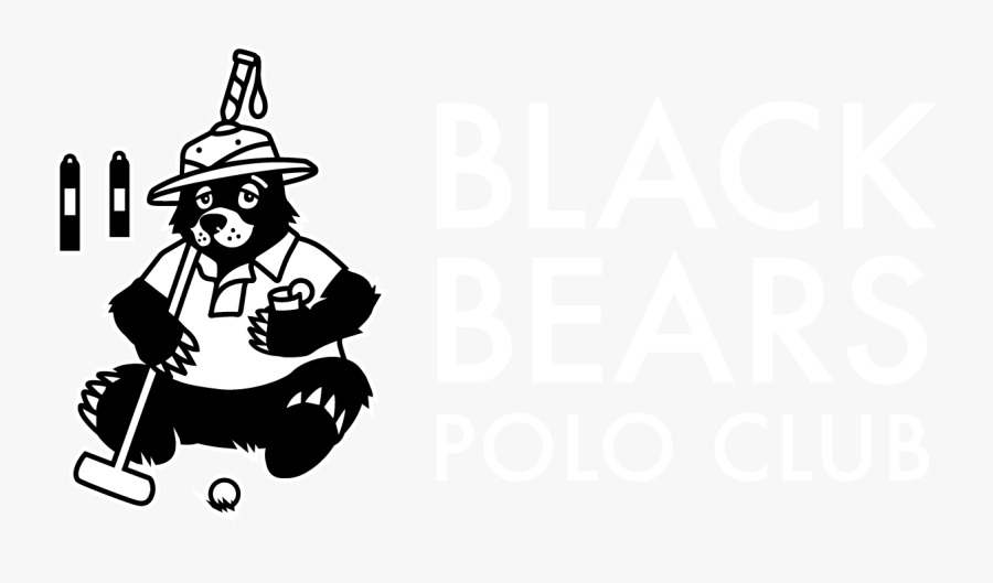 Black Bears Polo Club - Illustration, Transparent Clipart