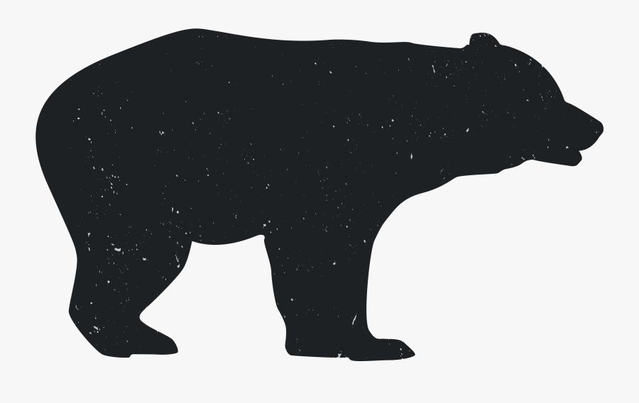 Bear Silhouette Dog Animal - Jaron Myers Out Of Context Bible Quotes, Transparent Clipart