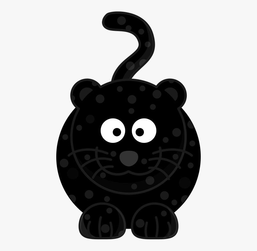 Jaguar, Animal, Mammal, Black - Cartoon Black Jaguars Clipart, Transparent Clipart