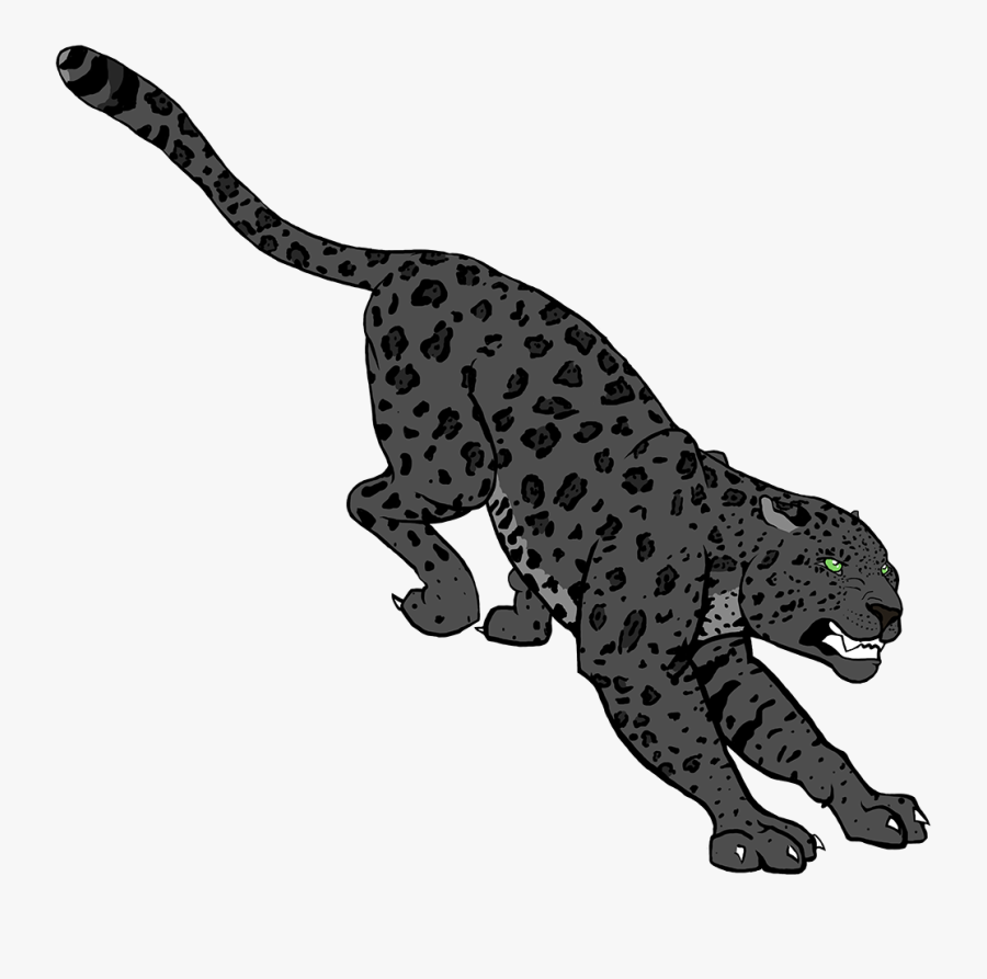 Jaguar Jumping - Jaguar, Transparent Clipart