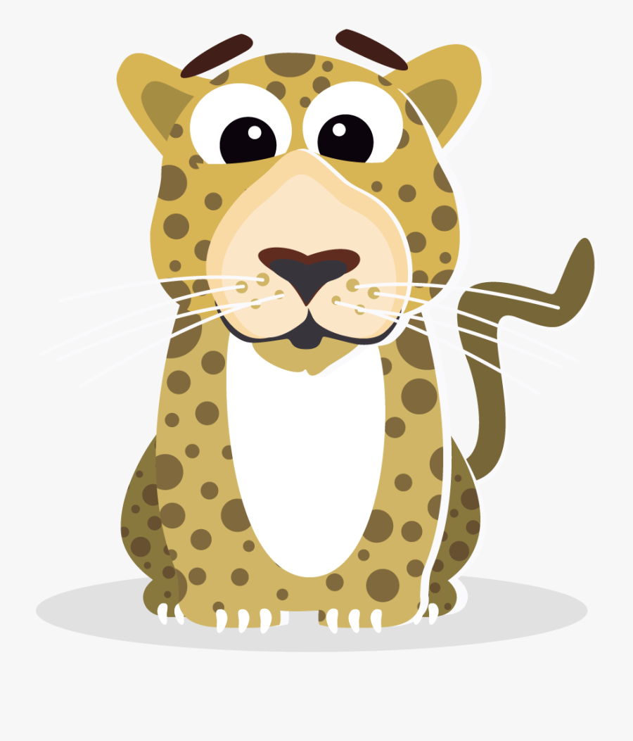 Collection Of Cute - Kartun Cheetah, Transparent Clipart