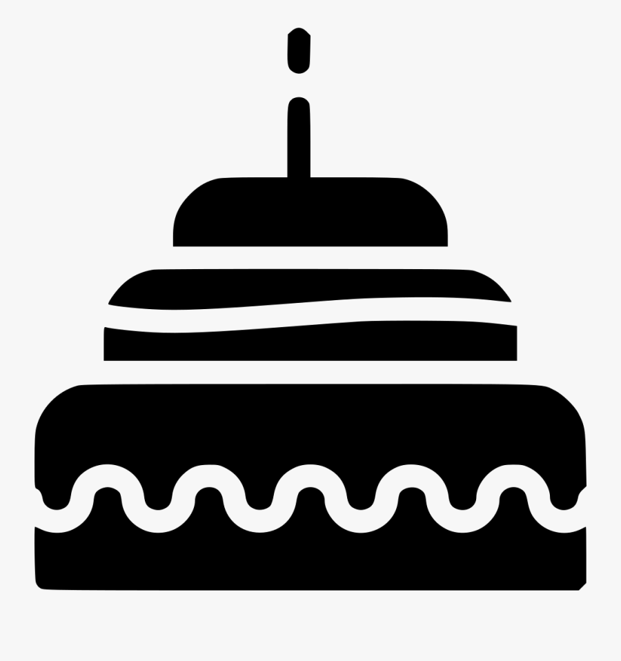 Birthday Cake Png Black - Black And White Cake Png, Transparent Clipart