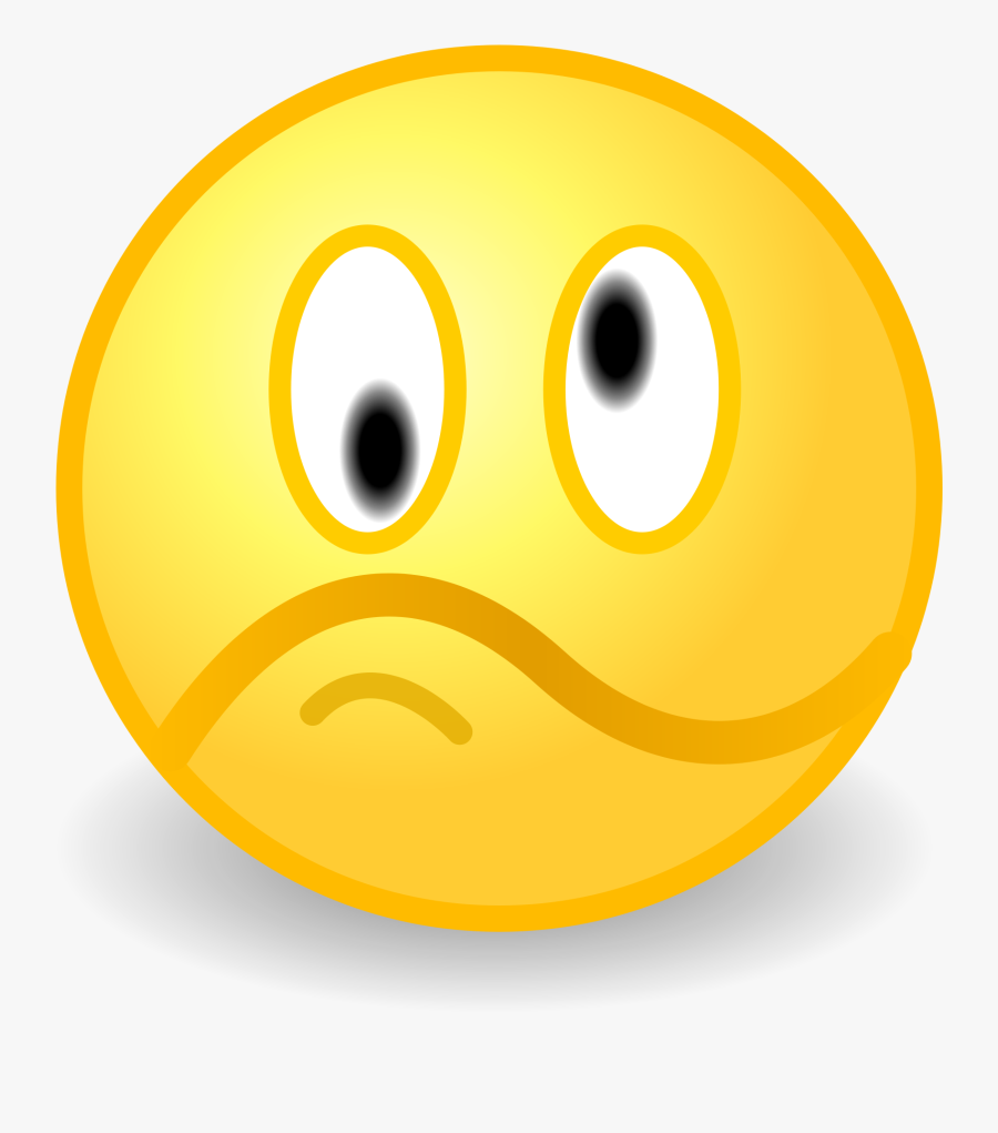 Clip Art File Svg Wikimedia Commons - Confused Emoticon, Transparent Clipart