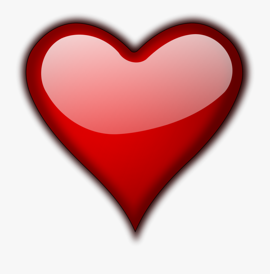 Heart Clipart, Vector Clip Art Online, Royalty Free - Valentine's Heart, Transparent Clipart