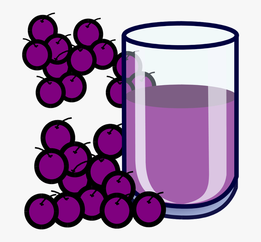 Grape Clipart Wheat - Grape And Grape Juice Clipart, Transparent Clipart