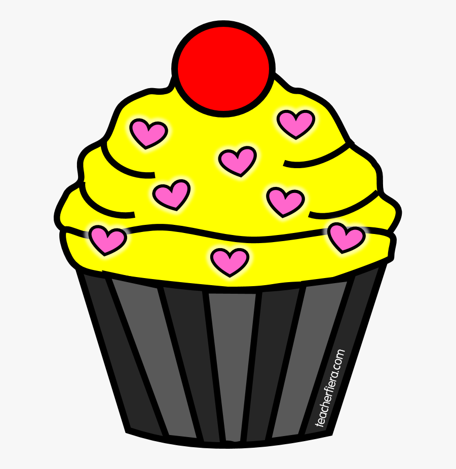 Cupcake Clipart December - Green Cupcake Clipart, Transparent Clipart
