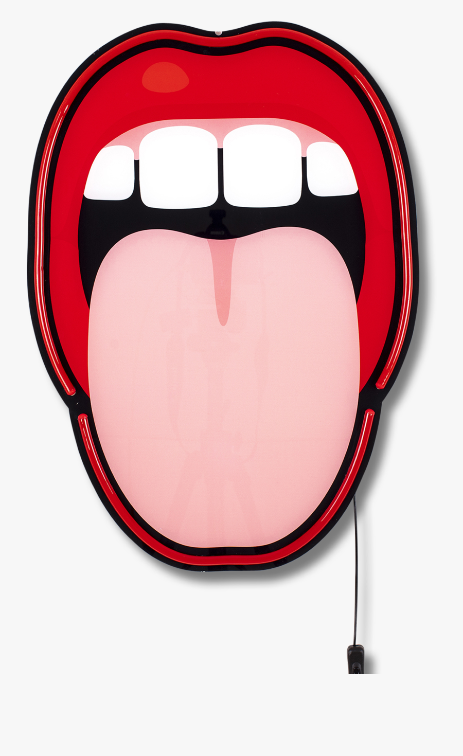 Led Lamp Tongue - Studio Job Blow, Transparent Clipart