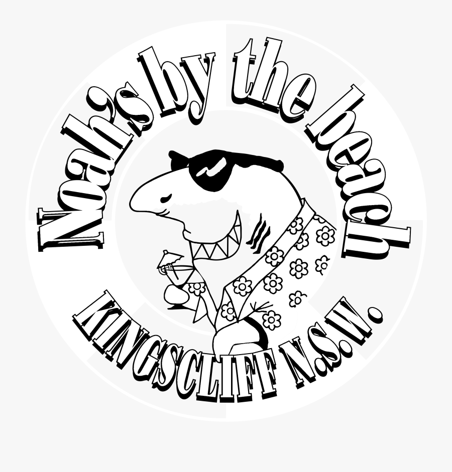 Noahs By The Beach Logo Black And White - Illustration, Transparent Clipart