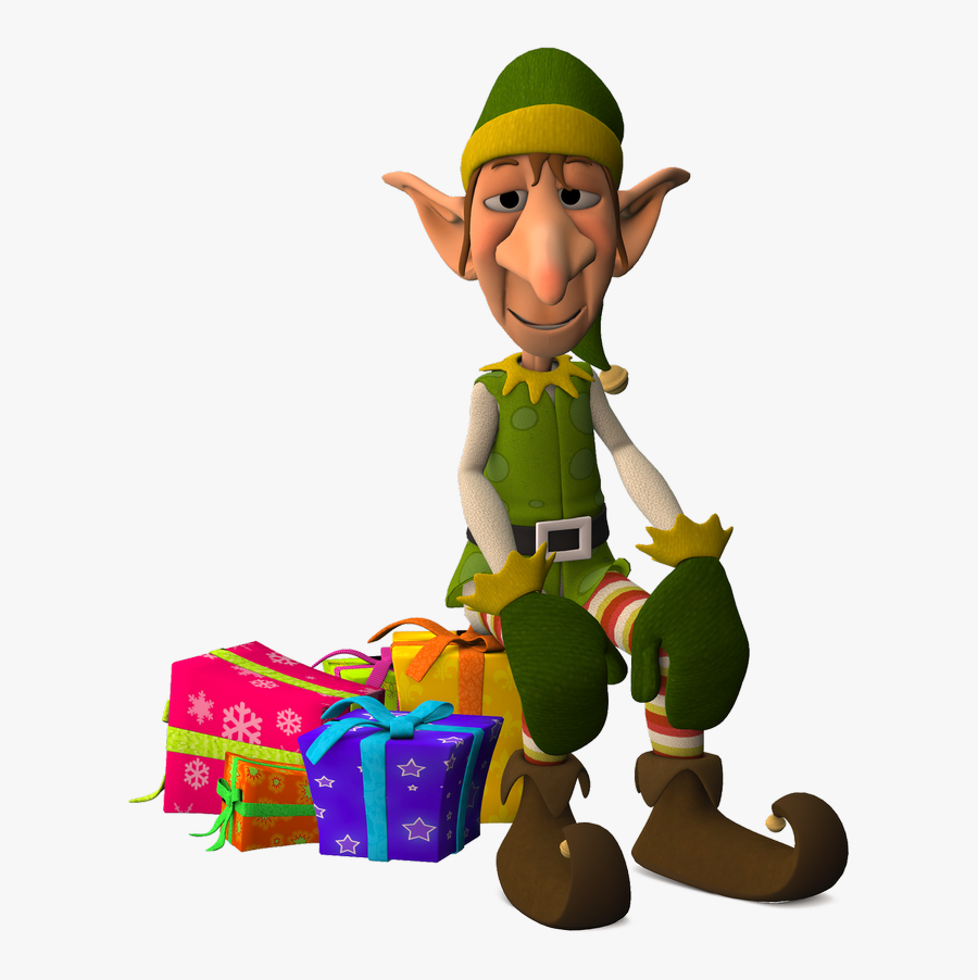Funny Jokes About Elves For The Christmas Holiday Season - Funny Christmas Elf, Transparent Clipart