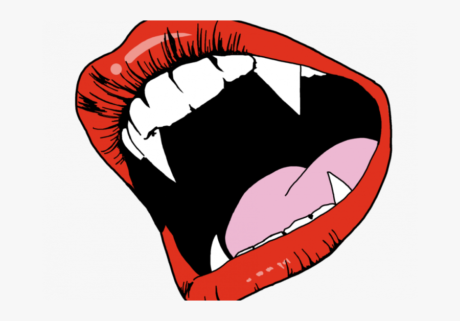 Vampire Teeth Clip Art, Transparent Clipart
