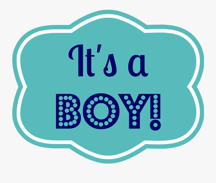 Congratulations Its A Boy Gallery Collection - Circle, Transparent Clipart