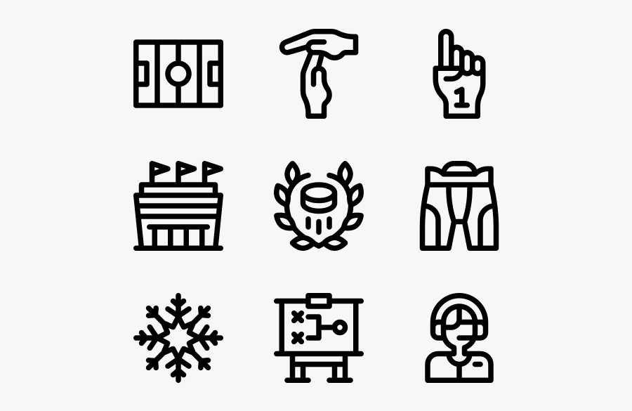 Hockey - Investigation Crime Symbol, Transparent Clipart