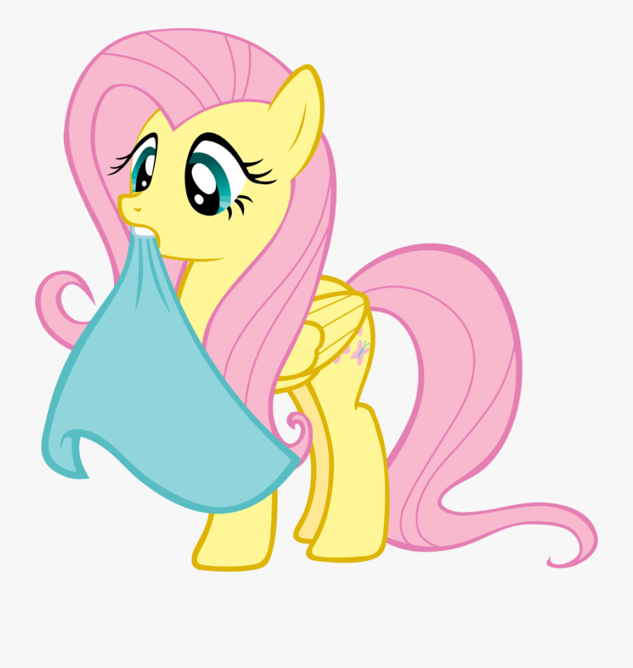 Blanket Vector Clip Art - Fluttershy, Transparent Clipart