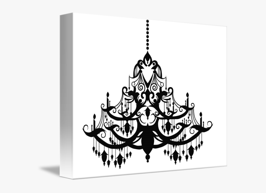 Light Chandelier Silhouette Throw Pillows Clip Art - Chandelier Silhouette Png, Transparent Clipart