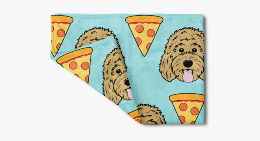 Pizza Pattern Fleece Blanket - Small Terrier, Transparent Clipart