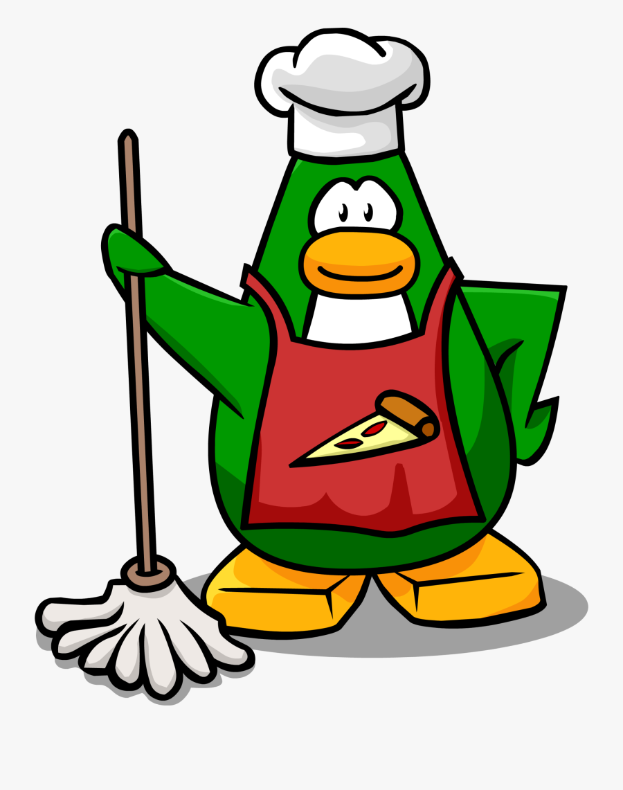 Clip Art Pizza Chef Hat - Pizza Guy Club Penguin, Transparent Clipart