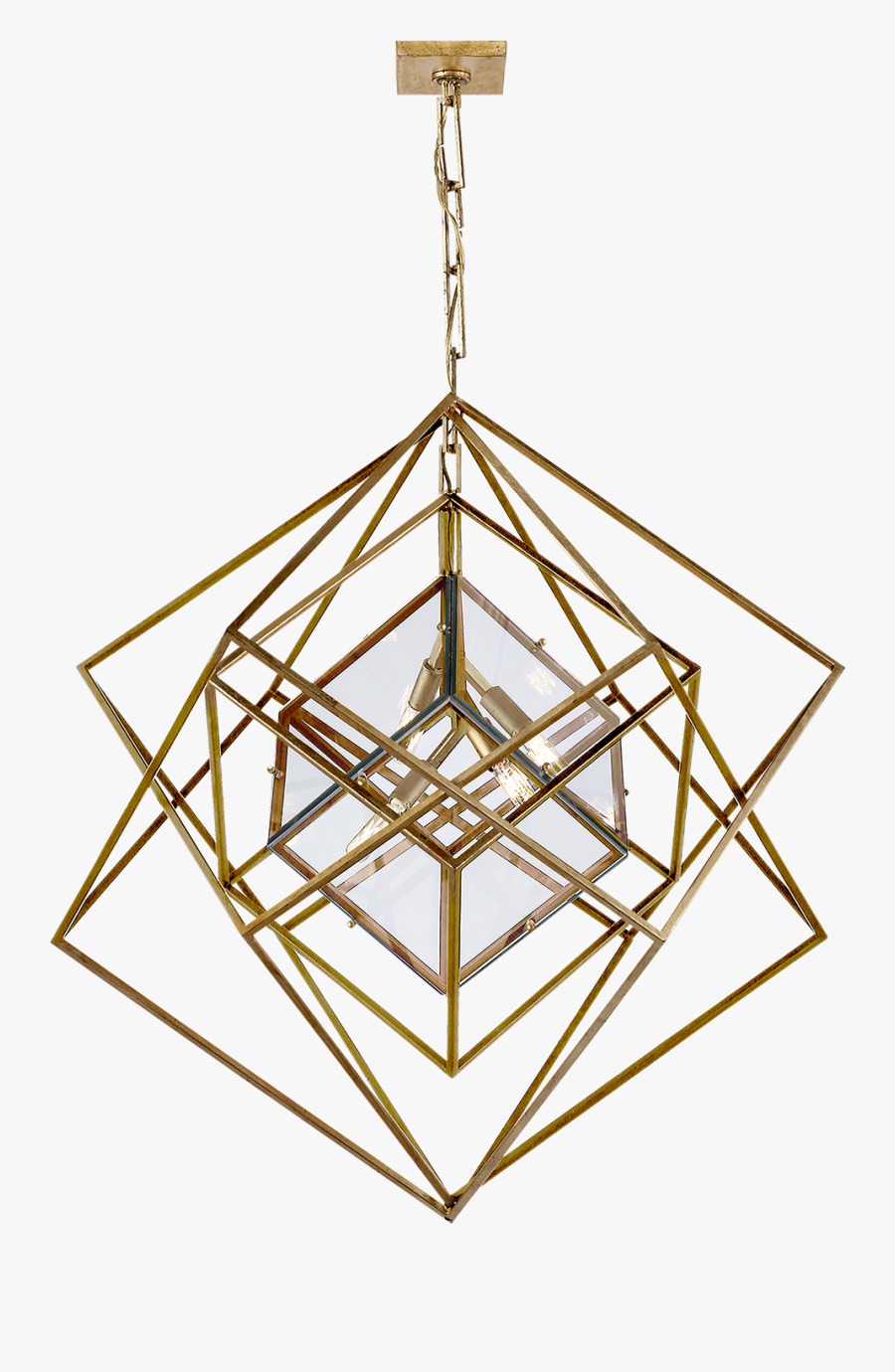 Kelly Wearstler Cubist Chandelier Clipart , Png Download - Kelly Wearstler Cubist Medium Chandelier, Transparent Clipart