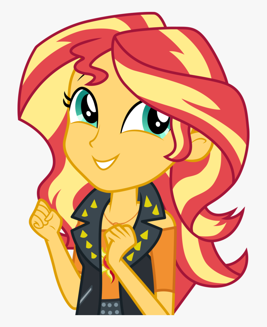 Cartoon,facial Expression,clip Art,fictional - Mlp Sunset Shimmer Eg, Transparent Clipart