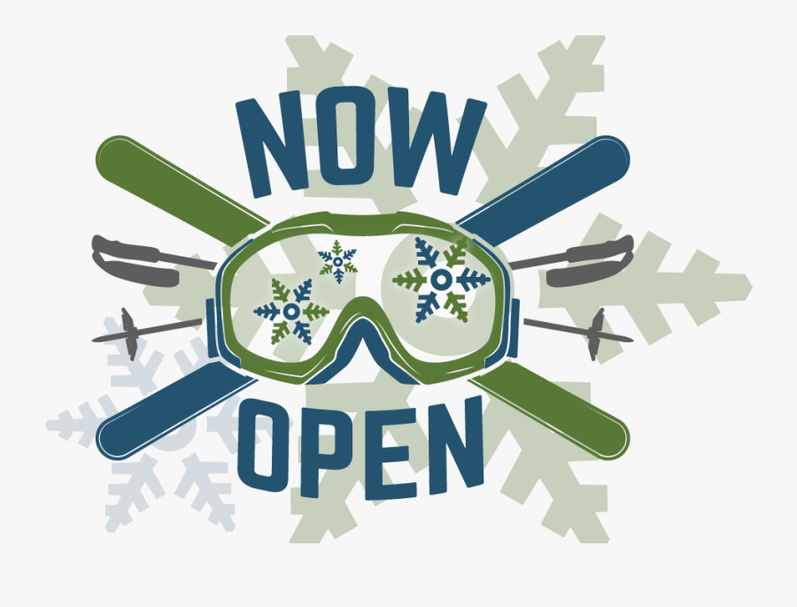 Clip Art We Are Officially Open - Ski Resort Opens Clipart, Transparent Clipart