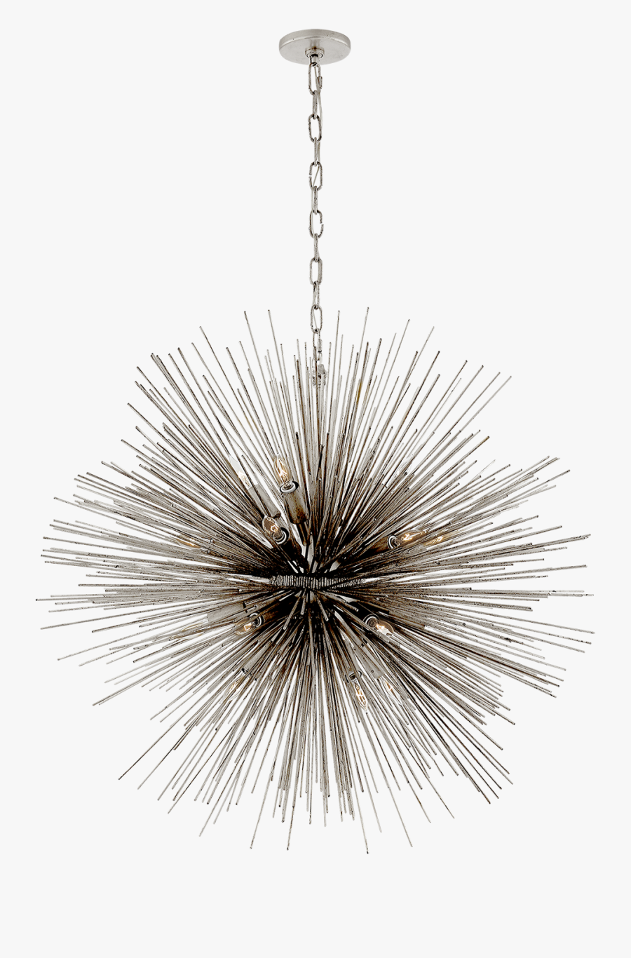 Designer Light Fixture Lamp Chandelier Lighting Pattern - Black Sputnik Pendant Light, Transparent Clipart