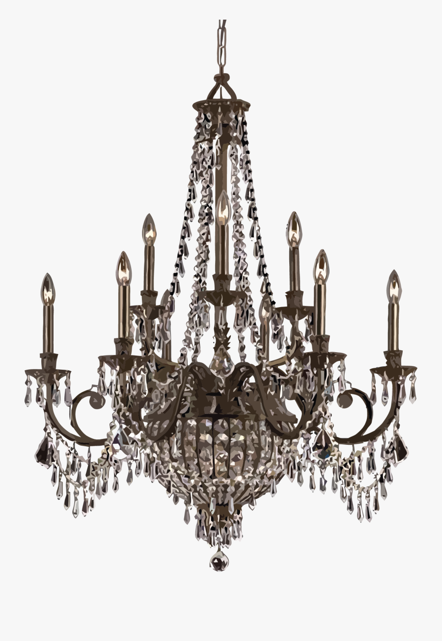 Chandelier Lighting Free Png Hq Clipart - Transparent Png Chandelier, Transparent Clipart