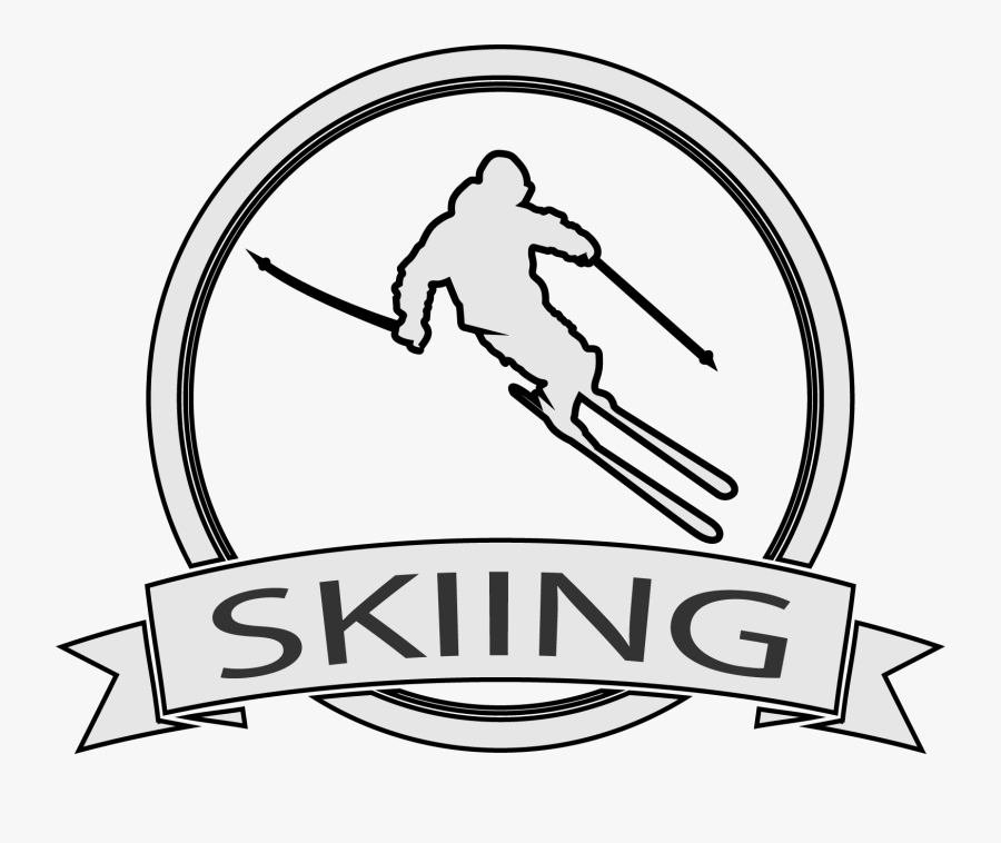 Ski - Snowboard Drawing, Transparent Clipart