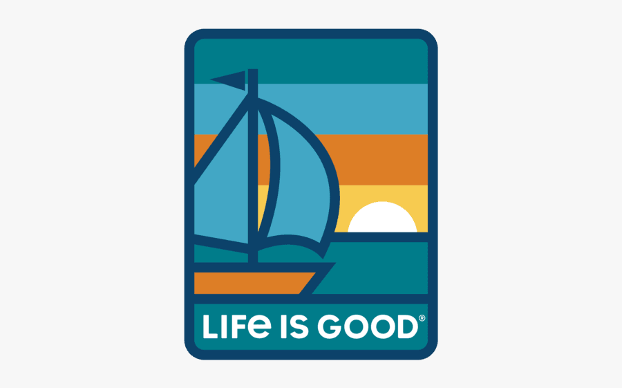 Sunset Sail Decal - Sticker, Transparent Clipart