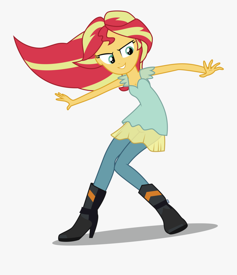 Cartoon,clip Character,graphics,style - Sunset Shimmer Png, Transparent Clipart
