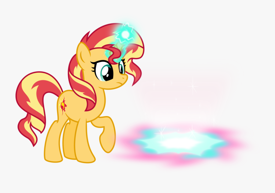 Clip Art Free Portal Vector Magic - Sunset Shimmer Happy Birthday, Transparent Clipart