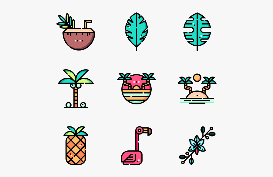 Tropical - Transparent Climate Change Icon, Transparent Clipart