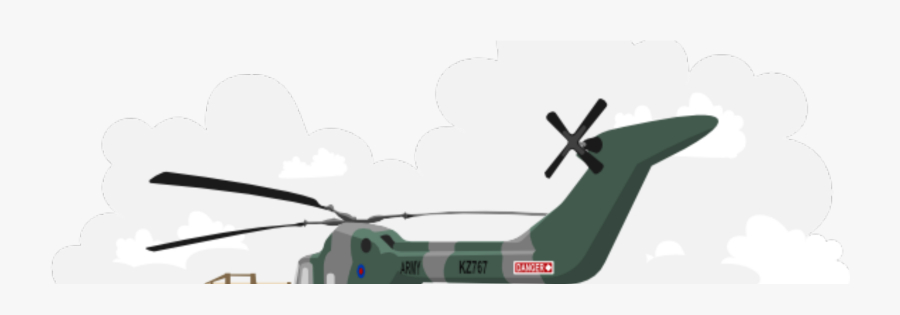 Helicopter Rotor, Transparent Clipart