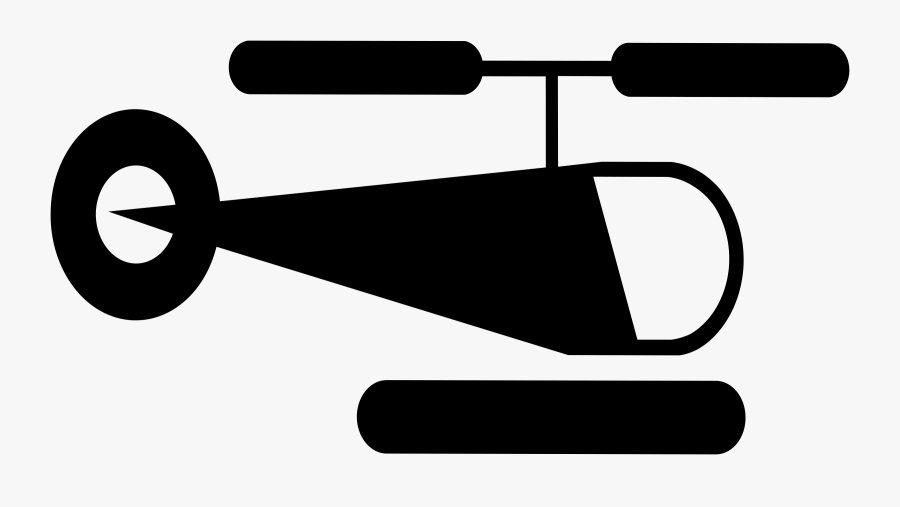 Simple Helicopter Clip Arts - Clip Art, Transparent Clipart