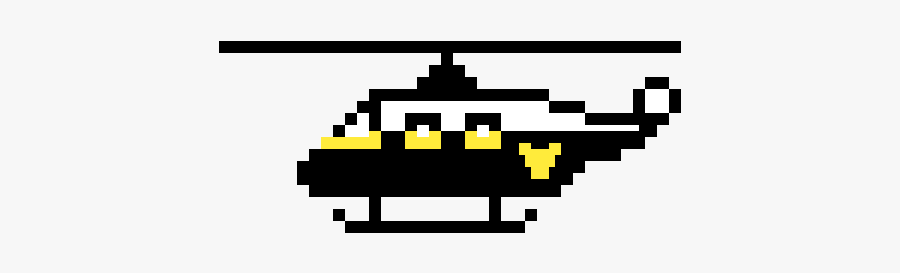 Helicopter Pixel Art, Transparent Clipart