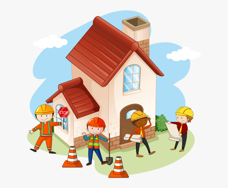 Home Under Construction Clipart, Transparent Clipart